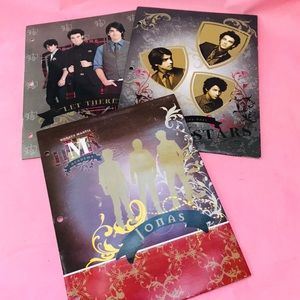 Vintage Jonas Brothers folders set of 3